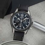 Union Glashütte Belisar Chronograph D009.927.26.207.00 (2018) - Zwart wijzerplaat 45mm Staal (1/8)