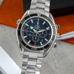 Omega Seamaster Planet Ocean Chronograph 2210.51.00 (Onbekend (willekeurig serienummer)) - Zwart wijzerplaat 46mm Staal (3/8)