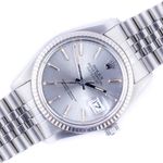 Rolex Datejust 36 16014 (1984) - Zilver wijzerplaat 36mm Staal (1/7)