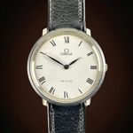 Omega De Ville 111.0107 (1973) - Wit wijzerplaat 33mm Staal (1/8)