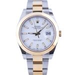 Rolex Datejust 41 126303 (2018) - White dial 41 mm Gold/Steel case (1/1)