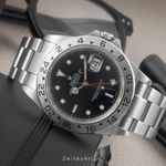 Rolex Explorer II 16570 (Unknown (random serial)) - Black dial 40 mm Steel case (2/8)
