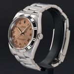 Rolex Oyster Perpetual 36 116034 (2008) - Pink dial 36 mm Steel case (4/8)