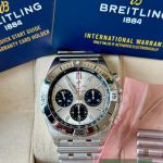 Breitling Chronomat 42 AB0134101G1A1 (2021) - Silver dial 42 mm Steel case (7/7)