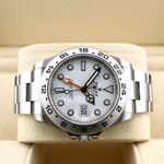 Rolex Explorer II 226570 (2023) - Wit wijzerplaat 42mm Staal (5/7)