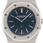 Audemars Piguet Royal Oak Jumbo 15202ST.OO.1240ST.01.A (2014) - Blue dial 39 mm Steel case (2/6)