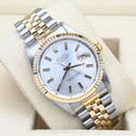 Rolex Datejust 36 16233 (1993) - Zilver wijzerplaat 36mm Goud/Staal (1/7)
