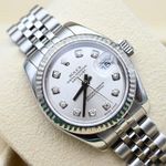 Rolex Lady-Datejust 179174 (2006) - Zilver wijzerplaat 26mm Staal (1/8)