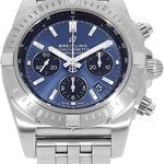 Breitling Chronomat AB0115101C1A1 (2024) - Blue dial 44 mm Steel case (2/5)