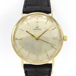 Omega Genève 131026 (Unknown (random serial)) - Grey dial 34 mm Yellow Gold case (2/6)