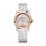 Chopard Happy Sport 278573-6018 (2024) - Parelmoer wijzerplaat 30mm Goud/Staal (2/2)