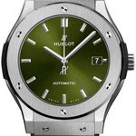 Hublot Classic Fusion 511.NX.8970.RX (2026) - Green dial 45 mm Titanium case (1/1)