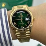 Rolex Day-Date 128238 (2026) - Groen wijzerplaat 43mm Geelgoud (7/8)