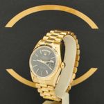 Rolex Day-Date 36 18038 (1986) - Black dial 36 mm Yellow Gold case (2/7)