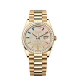 Rolex Day-Date 36 128348RBR (2024) - Diamond dial 36 mm Yellow Gold case (1/1)