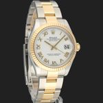 Rolex Datejust 31 278273 (2020) - White dial 31 mm Gold/Steel case (4/8)