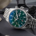 IWC Pilot Chronograph IW388104 (Unknown (random serial)) - Blue dial 41 mm Steel case (2/8)