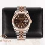 Rolex Datejust 41 126331 (2021) - Bruin wijzerplaat 41mm Goud/Staal (1/1)