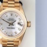 Rolex Lady-Datejust 69178 (1997) - Pearl dial 26 mm Yellow Gold case (5/8)