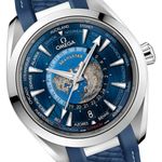 Omega Seamaster Aqua Terra 220.12.43.22.03.001 (2021) - Blue dial 43 mm Steel case (2/4)