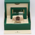 Rolex Day-Date II 218235 (2011) - Brown dial 41 mm Rose Gold case (2/8)