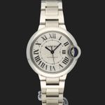 Cartier Ballon Bleu 33mm WSBB0044 (2021) - Silver dial 33 mm Steel case (3/8)