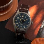 IWC Pilot Mark IW327006 (Onbekend (willekeurig serienummer)) - Zwart wijzerplaat 40mm Titanium (3/8)