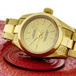 Rolex Oyster Perpetual 67188 (1996) - 24 mm Yellow Gold case (5/8)