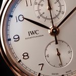 IWC Portuguese Chronograph IW390301 (2018) - Wit wijzerplaat 42mm Roodgoud (6/8)