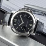 Panerai Luminor Marina Automatic PAM00050 (Onbekend (willekeurig serienummer)) - Zwart wijzerplaat 40mm Staal (2/8)