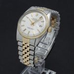 Rolex Datejust 1601 (1974) - Zilver wijzerplaat 36mm Goud/Staal (5/7)