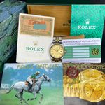 Rolex Datejust 36 16013 (1982) - Champagne wijzerplaat 36mm Goud/Staal (2/8)