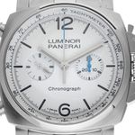 Panerai Luminor Chrono PAM01548 (2025) - White dial 44 mm Steel case (1/7)