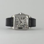 Cartier Santos 100 2878 (2006) - White dial 33 mm Steel case (3/8)