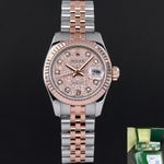 Rolex Lady-Datejust 179171 (2008) - Roze wijzerplaat 26mm Goud/Staal (1/8)