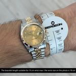 Rolex Datejust 36 16233 (1991) - Champagne dial 36 mm Gold/Steel case (3/8)