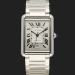 Cartier Tank WSTA0053 (2024) - Zilver wijzerplaat 41mm Staal (3/8)