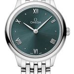 Omega De Ville 434.10.28.60.10.001 (2025) - Turquoise wijzerplaat 28mm Staal (1/1)