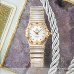 Omega Constellation Ladies 795.1202 (1999) - Silver dial 25 mm Gold/Steel case (1/8)