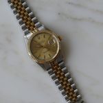 Rolex Datejust 36 16233 (1995) - Champagne dial 36 mm Gold/Steel case (1/7)