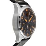 IWC Pilot Chronograph IW377730 (Onbekend (willekeurig serienummer)) - Zwart wijzerplaat 43mm Staal (7/8)