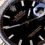 Rolex Datejust 36 116233 (2006) - Black dial 36 mm Gold/Steel case (2/8)