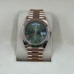 Rolex Day-Date 40 228235 (2024) - Groen wijzerplaat 40mm Roségoud (5/8)