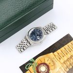 Rolex Datejust 1601 (Unknown (random serial)) - Blue dial 36 mm Steel case (2/6)