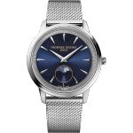 Frederique Constant Classics Moonphase FC-206N3S6B (2025) - Blauw wijzerplaat 37mm Staal (1/1)
