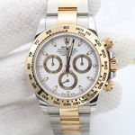 Rolex Daytona 116503 (Onbekend (willekeurig serienummer)) - Wit wijzerplaat 40mm Goud/Staal (7/8)
