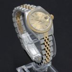 Rolex Lady-Datejust 69173 (1986) - Gold dial 26 mm Gold/Steel case (6/7)