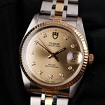 Tudor Prince Date 74033 (2003) - 34 mm Gold/Steel case (2/8)