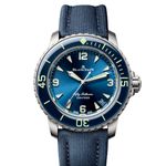 Blancpain Fifty Fathoms 5010-12B40-O52B (2024) - Blue dial 42 mm Titanium case (1/1)