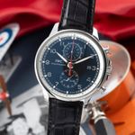 IWC Portuguese Yacht Club Chronograph IW390204 (Onbekend (willekeurig serienummer)) - Zwart wijzerplaat 45mm Staal (3/8)